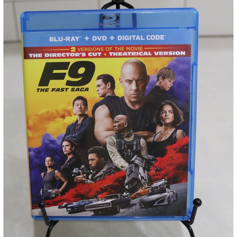 F9 The Fast Saga Blu-ray DVD Director's Cut Theatrical Version Fast & Furious 9